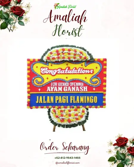 Sewa Papan Bunga Bawen